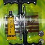 8 Pcs Car Tubeless Tire Repair Plug Kit Rasp Needle Patch Tool Cement thumbnail-1