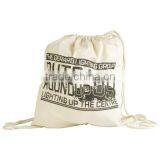 2013 High Quality Backpack Cotton Drawstring Bag