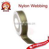 Webbing Wholesale,Army Green Dashed Neylon Reflective Silk Ribbon Ecp-Frendly Webbing, Luggage Apparel Accessories Webbing