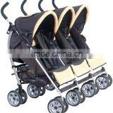 #3018T Three Seats Popular Cheap Triplets Pram Baby Stroller thumbnail-1