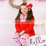 Baby Girls Tunic Dress Pants Sets Girls Valentines Outfits Children Winter Clothes Quality Choice thumbnail-1
