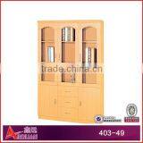 403-48 Modern Bookcase With Glass Doors Models thumbnail-2