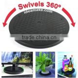 Multi Purpose 360 degrees 2 ways Swivel Plate TV Speaker Cake Plant Stand Max 30Kgs