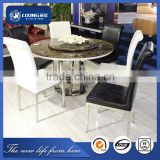 LT1333C#new style round marble top dining table
