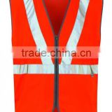 2015 Wholesale Quality Organge High Visibility Reflective Mining Workwear Vest Hot Sale Customed Mining Working Clothes