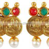 Indian Stunning Ginni Temple Design Necklace Sets thumbnail-4