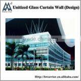 Unitized Tempered Glass Curtain Wall Supplied by Guangzhou Hwarrior