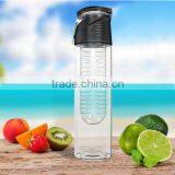 Sport Water Bottle With Fruit Infuser and Carrying Handle,with Locking Flip Top Lid,BPA FREE -23 Oz-made With Tritan Copolyester thumbnail-1