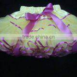 Wholesale Beautiful Tutu Tulle ,colourful Pettiskrit With Bow for Girls thumbnail-1