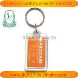 Wholesale Plastic Keychain Promotional Acrylic Keychain With Logo Insert Blank Keychain thumbnail-4