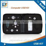 Computer Set Laptop USB Kit With Mouse USB Hub Card Reader Charging Adapter and Cables thumbnail-3