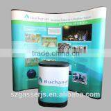 Factory custom 3*3m aluminium stand fabric display pop up banner