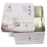 China High Quality Wholesale Metal Tea Tin Cans/tea Boxes/square Tea Box