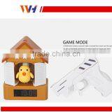 Bird Shape Decorative Shooting Target Gun Alarm Clock thumbnail-2