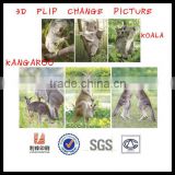 Hot sale 3D Flip animal pictures No. 1 Morden Art in China