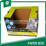 SUPERMARKET PDQ COSMETIC CARDBOARD PACKING BOX