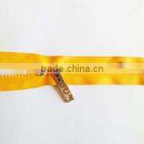 5# plastic zipper resin zipper two way open end zipper with fancy locking double zipper slider coate zipper