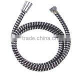 PVC Black silver shower hose,(ACS\EN1113(CE)\ISO9001)