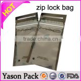 Yason high quality zip it bags zip lock bag color zip grip seal bags