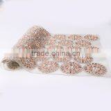 YIWU Xiumao Factory Rhinestone Trimming Mesh Supplier Aluminium Mesh Rhinestone thumbnail-3