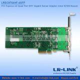 LREC9704HF-4SFP Intel 82580 PCI Expressx4 Gigabit SFP 4 Port Network Card thumbnail-4