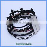 Wholesale Brazilian Bracelets Black Color For Both Men & Women FHB-008