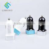 Convenient Cigarette Lighter Power Adapter DC5V Dual USB Car Mobile Phones Charger thumbnail-1