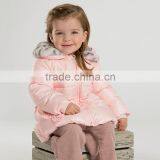 DB3450 Dave Bella 2015 Winter Infant Coat Baby Padded Jacket Girls Padded Coat Girls Winter Warm Coat Baby High Quality Jacket