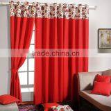 Red Wedding Drapery Backdrop Modern Curtains thumbnail-1