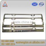 High Hardness , Durable Stramping Strainless Steel License Plate Frame
