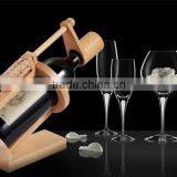 Ner Arrival Wooden Wine Bottle Holder,wine Carriage,wine Rack thumbnail-3