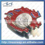 Customized SWITZERLAND Metal Map Fridge Magnet thumbnail-1