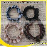 Lace Women Hair Accessories Thick Flower Custom Elastic Hair Tie thumbnail-1