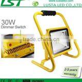 30W Flood Light IP65 Outdoor Dimmable Epistar LED Work Lamp 15V DC Rechargeable Flood Lights thumbnail-1