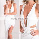 New Elegant Sexy Fashion Korean Maxi Dress for Lady thumbnail-3