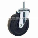 Black Rubber Caster thumbnail-1