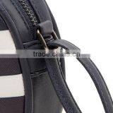 Round Shape Shiny Pvc Teen Messenger Bags Zebra Printing Design thumbnail-2