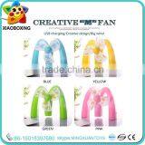 New Design M Shape Usb Mini Battery Charger Electric Table Fan Toys for Kids thumbnail-2