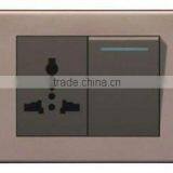 Perfect 1 Gang 1way/2way Switch and 1 Gang Universal Socket thumbnail-1