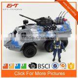 Plastic Police Solider Military Tank Model Play Toys for Kids