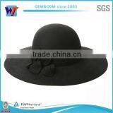 2015 Fashion Womens Hat Black Wide Brim Sinamay Hat thumbnail-1
