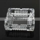 Round and Square Office Glassware Cigar Ashtray Glass Ashtray Heavy Leaves Engraved Colors thumbnail-3