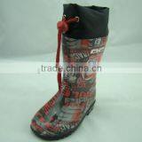 Boys Black Collar PVC Latest Shoes