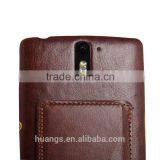 Leather Stand Wallet Case With Belt Clip for Oneplus One thumbnail-6
