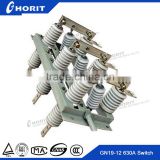 GN19-12 12kV 630A high voltage 3 phase Indoor disconnect switch isolator switch hand disconnecting switch