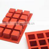 15 Cavity Silicone Brownie Mold Bread Mold Square Soap Mold thumbnail-3
