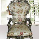 High Class With Good Quality Living Room Classical Fabric Chair thumbnail-2
