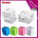 China Factory Wonplug Patent 2015 Hot Sale Worldwide Usb Travel Charger