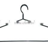Small Metal Colourful Wire Cheap Kids Clothes Hangers With Clamps PF-E659