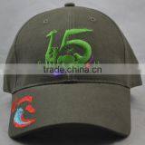 Guangzhou Hat Factory Professional Custom 6 Panel / 100% Cotton / / Embroidery Logo/gray Baseball Cap